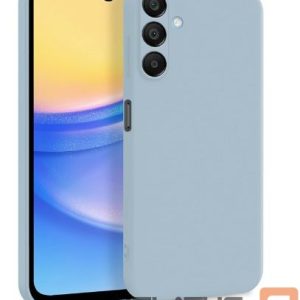 Nugarėlės dėklai Evelatus Samsung Galaxy A15 Premium Soft Touch Silicone Case Grey Blue