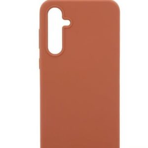 Nugarėlės dėklai Evelatus Samsung Galaxy A34 Premium Soft Touch Silicone Case Saddle Brown