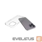 Nugarėlės dėklai Connect Apple iPhone 15 Pro Max Clear Silicone Case 1.5mm TPU Transparent