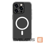 Nugarėlės dėklai Connect Apple iPhone 15 Pro Max Clear Case with MagSafe Transparent