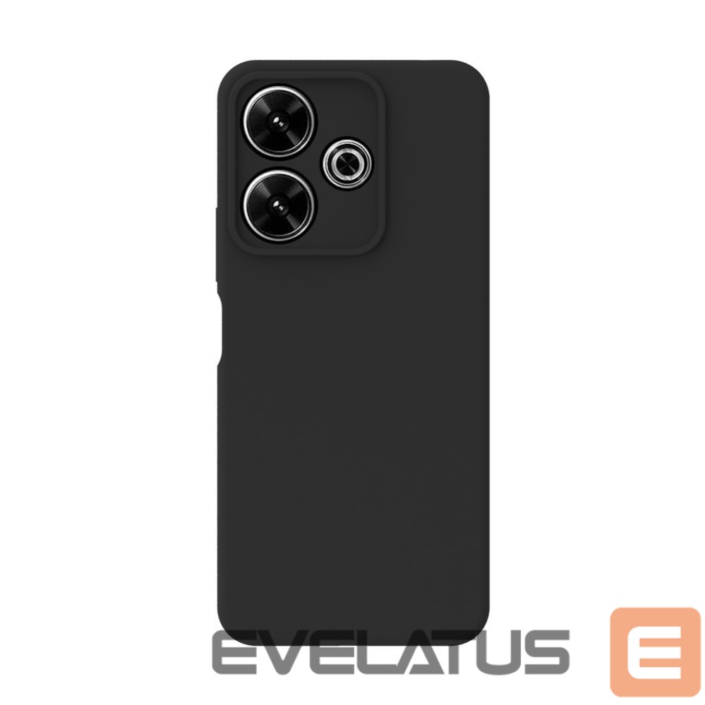 Nugarėlės dėklai Evelatus Xiaomi Poco X6 Premium Soft Touch Silicone Case Black