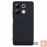 Nugarėlės dėklai Evelatus Xiaomi Redmi Note 13 4G Premium Soft Touch Silicone Case Black