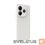 Nugarėlės dėklai Evelatus Xiaomi Redmi Note 13 4G Premium Soft Touch Silicone Case Silver