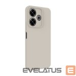 Nugarėlės dėklai Connect Xiaomi Redmi Note 13 4G Premium Quality Soft Touch Silicone Case Silver