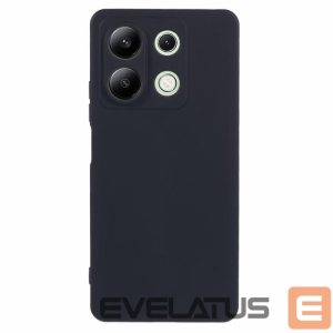 Nugarėlės dėklai Connect Xiaomi Redmi Note 13 5G Premium Quality Soft Touch Silicone Case Black