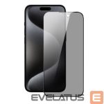 Apsauginiai stiklai iLike Xiaomi Redmi Note 13 Pro 4G / Poco M6 Pro Privacy 2.5D Silk Full Cover Japan Glue Anti-Static Super strong Black