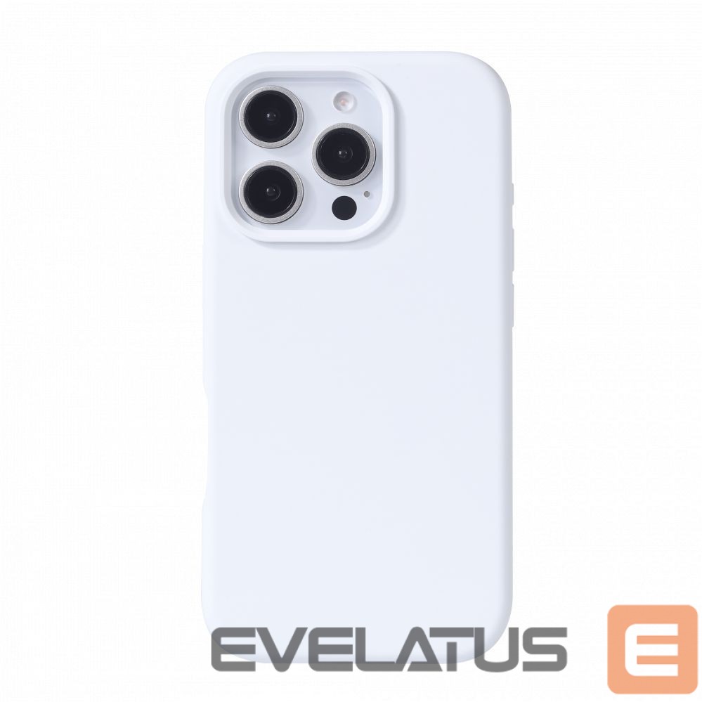 Nugarėlės dėklai Evelatus Apple iPhone 16 Pro Max Premium Magsafe Soft Touch Silicone Case White