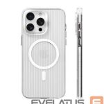 Nugarėlės dėklai Evelatus Apple iPhone 16 Pro Suitcase MagSafe Case Transparent White