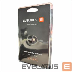 Adapteris Evelatus  Evelatus UltraLink OTG Adapter USB-C to USB 3.0 5V 3A  |  5 Gb/s 