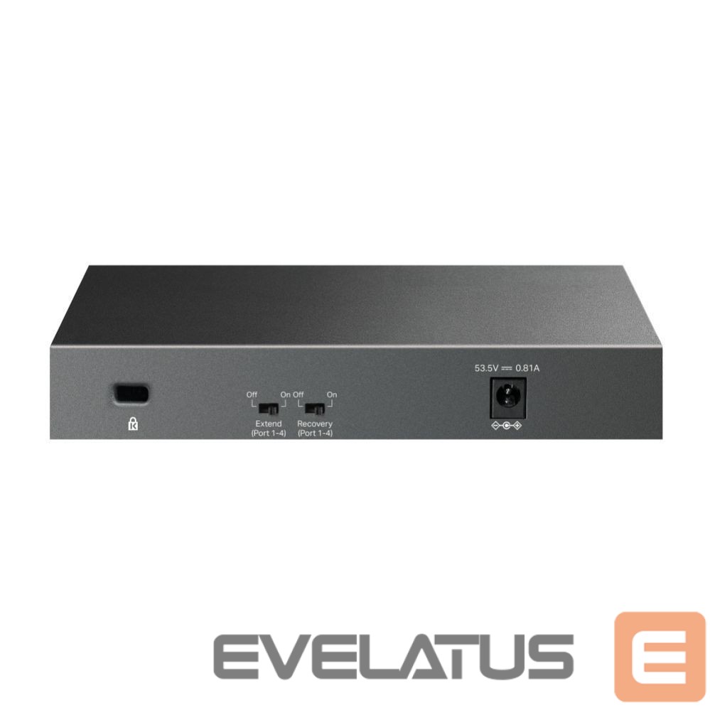Jungikliai TP-Link NET SWITCH 6PORT 10/100M 4POE+/LS106LP
