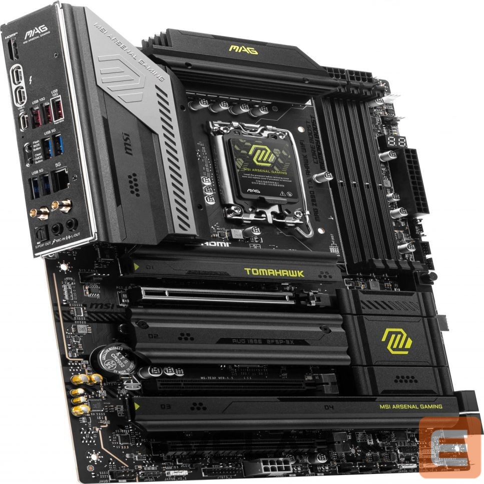 Intel procesoriaus pagrindinė plokštė MSI MAG Z890 TOMAHAWK WIFI