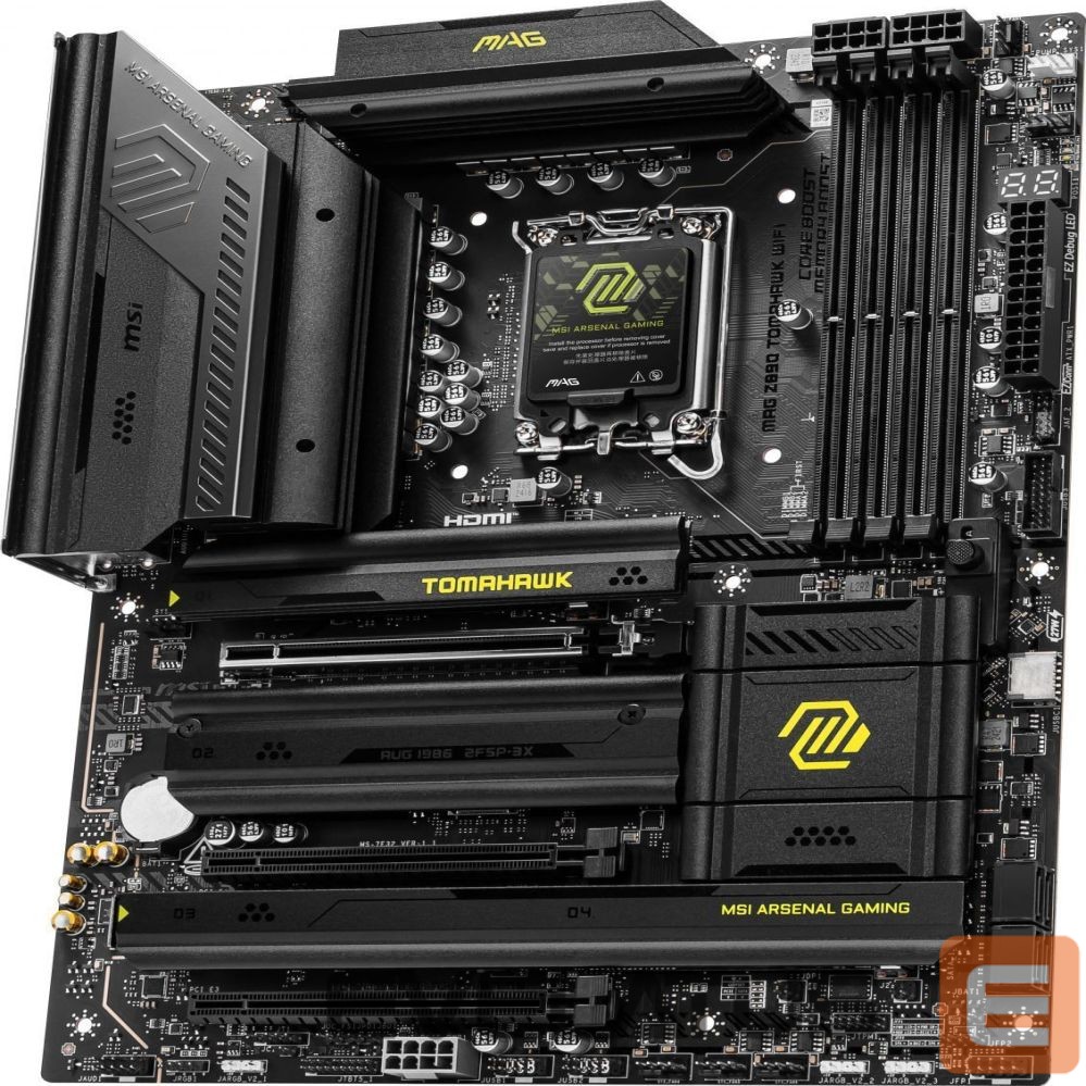 Intel procesoriaus pagrindinė plokštė MSI MAG Z890 TOMAHAWK WIFI