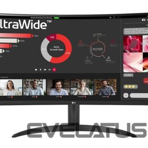 Monitoriai LG  MONITOR LCD 34" VA/34WR50QK-B 