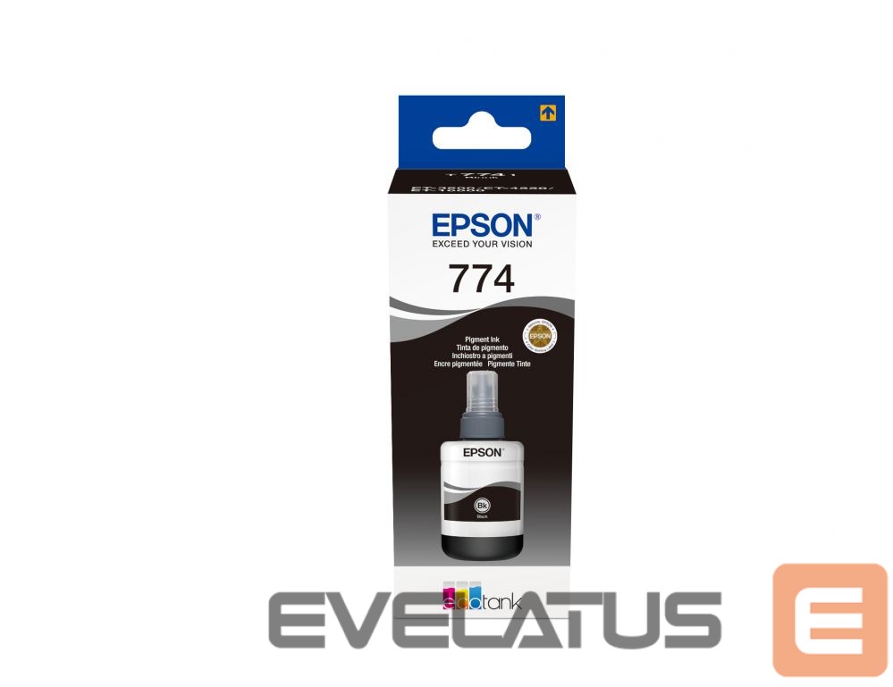 Eksploatacinės medžiagos spausdintuvams EPSON T7741 Ink bottle 140ml Ink Cartridge, Black