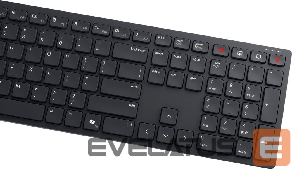 Kompiuterio klaviatūra Dell | Collaboration Keyboard | KB525C | Keyboard | Wired | US (QWERTY) | Black | USB-C