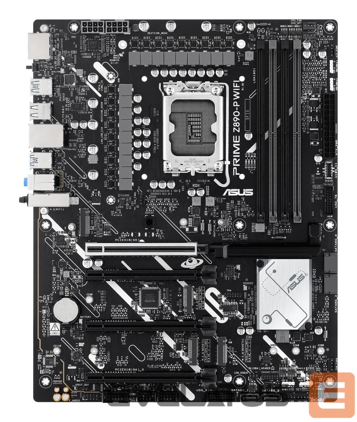Intel procesoriaus pagrindinė plokštė Asus MB Z890 S1851 ATX/PRIME Z890-P WIFI