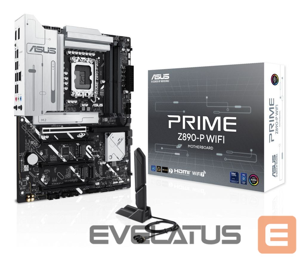 Intel procesoriaus pagrindinė plokštė Asus MB Z890 S1851 ATX/PRIME Z890-P WIFI