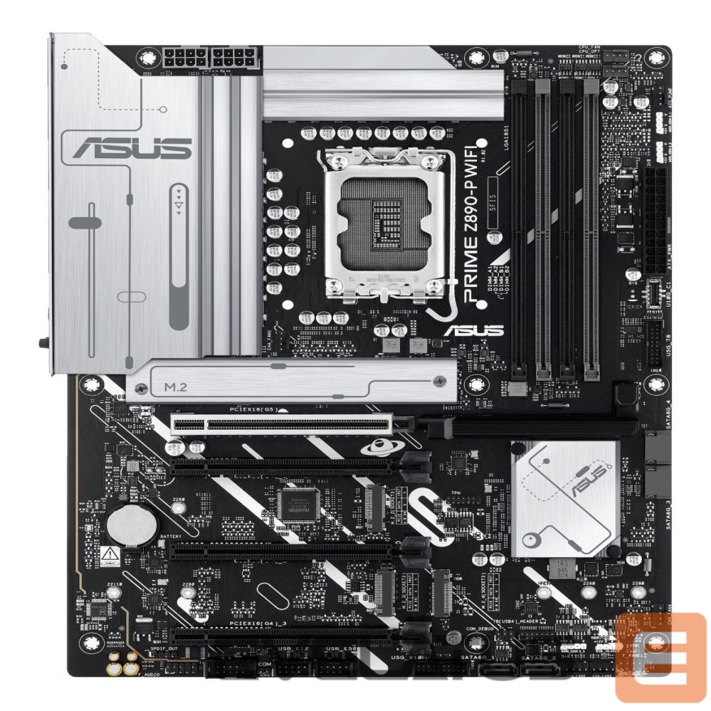 Intel procesoriaus pagrindinė plokštė Asus MB Z890 S1851 ATX/PRIME Z890-P WIFI