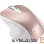 Kompiuterio pelė Asus  MW202 2.4GHz Wireless Optical Mouse 	Wireless Rose Gold 