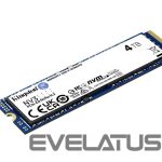 Kietasis diskas SDD Kingston  SSD | NV3 | 4000 GB | SSD form factor M.2 2280 | Solid-state drive interface PCIe 4.0 x4 NVMe | Read speed 6000 MB/s | Write speed 5000 MB/s 
