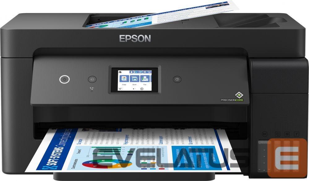 Spausdintuvai EPSON EcoTank L14150 Colour, Inkjet, Multifunction Printer, A3+, Wi-Fi, Black