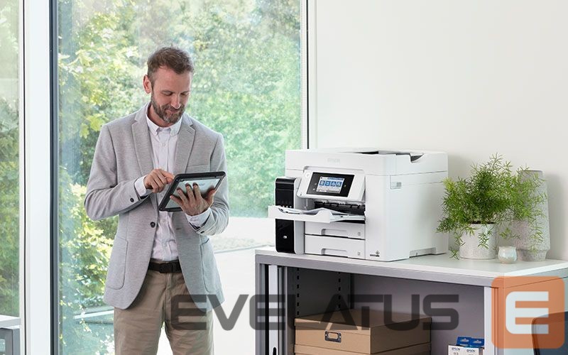 Spausdintuvai EPSON Multifunctional Printer EcoTank L6580 Colour, Inkjet, A4, Wi-Fi, Light Grey