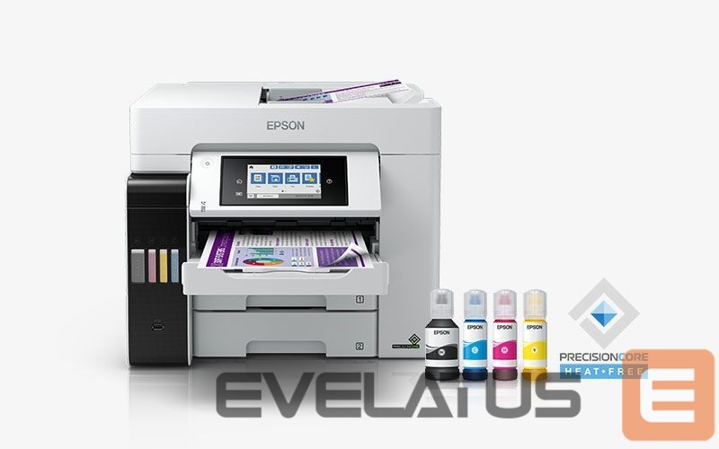 Spausdintuvai EPSON Multifunctional Printer EcoTank L6580 Colour, Inkjet, A4, Wi-Fi, Light Grey