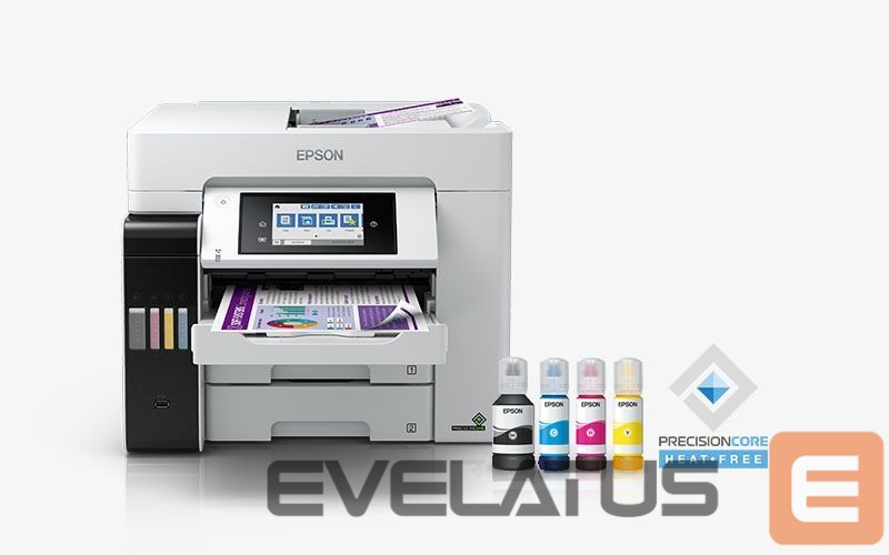 Spausdintuvai EPSON Multifunctional Printer EcoTank L6580 Colour, Inkjet, A4, Wi-Fi, Light Grey