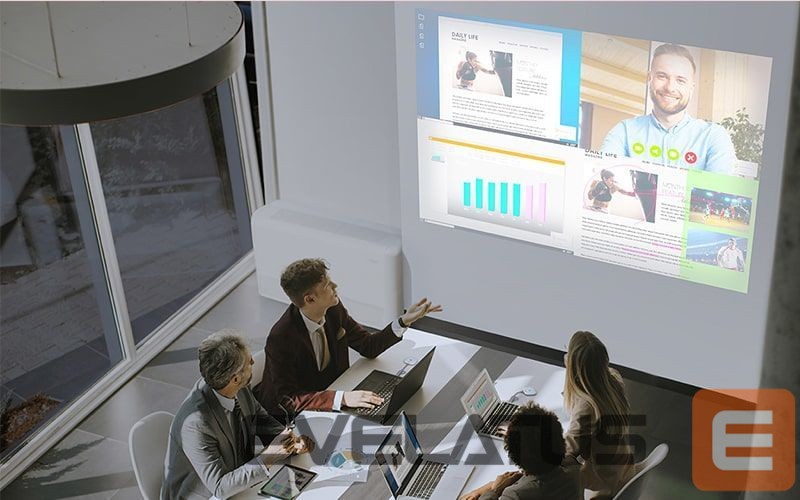Spausdintuvai EPSON Laser Projector EB-L530U WUXGA (1920x1200), 5200 ANSI lumens, White, Lamp warranty 12 month(s)