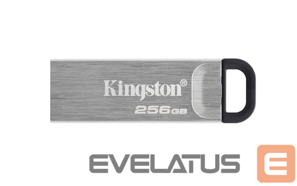 USB atmintinė Kingston USB Flash Drive DataTraveler Kyson 256 GB, Type-A USB 3.2 Gen 1, Silver