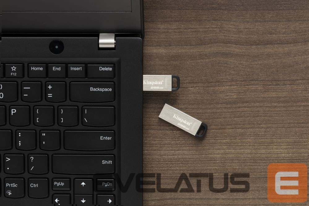 USB atmintinė Kingston USB Flash Drive DataTraveler Kyson 256 GB, Type-A USB 3.2 Gen 1, Silver