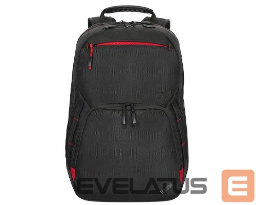 Nešiojamojo kompiuterio krepšys Lenovo ThinkPad Essential Plus 15.6-inch Backpack (Sustainable & Eco-friendly, made with recycled PET: Total 28% Exterior: 60%) Black