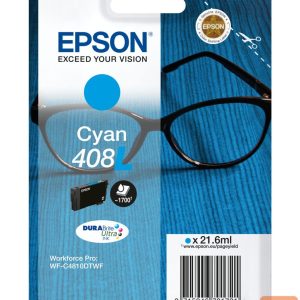 Eksploatacinės medžiagos spausdintuvams EPSON  DURABrite Ultra 408L Ink cartrige, Cyan 