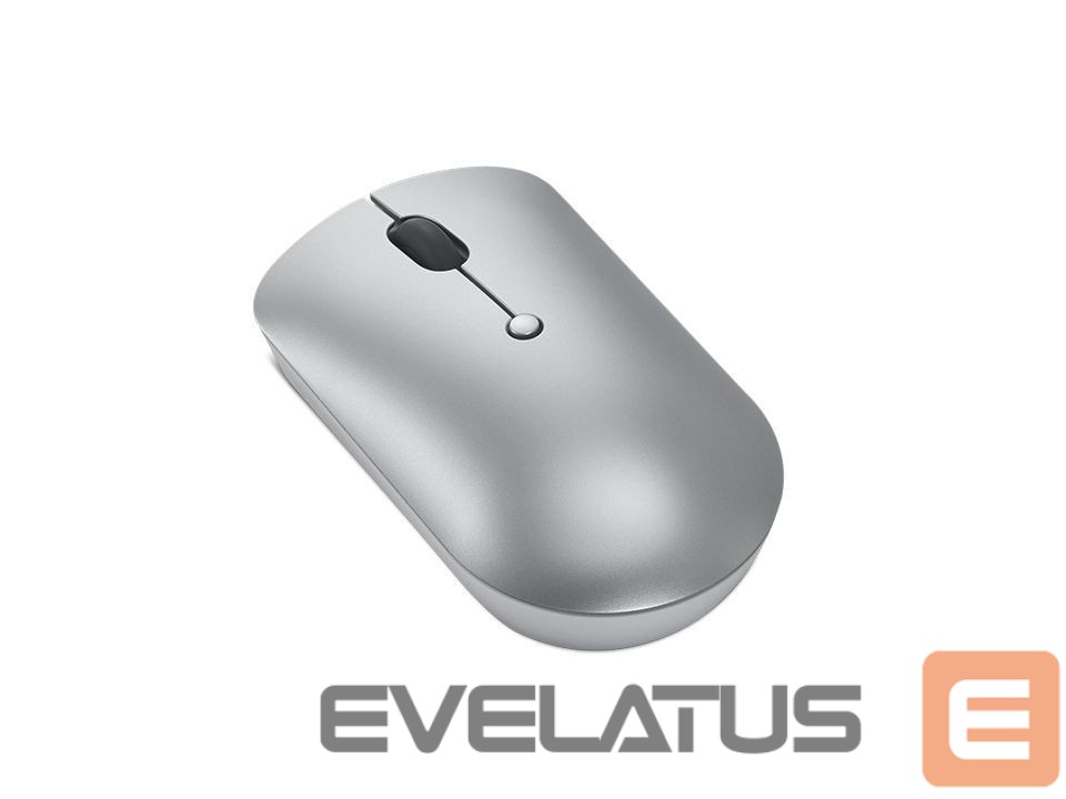 Kompiuterio pelė Lenovo Wireless Compact Mouse 540 Cloud Grey, 2.4G Wireless via USB-C receiver