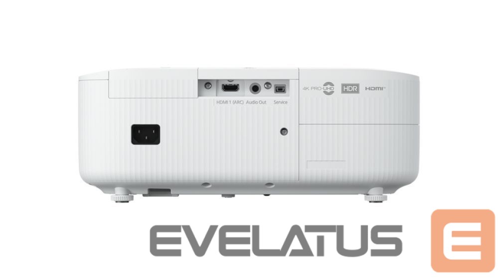Spausdintuvai EPSON 3LCD projector EH-TW6250 4K PRO-UHD 3840 x 2160 (2 x 1920 x 1080), 2800 ANSI lumens, White, Wi-Fi, Lamp warranty 12 month(s)
