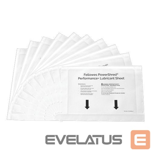 Biuro įrankiai Fellowes shredder oil sheets 10 pcs.