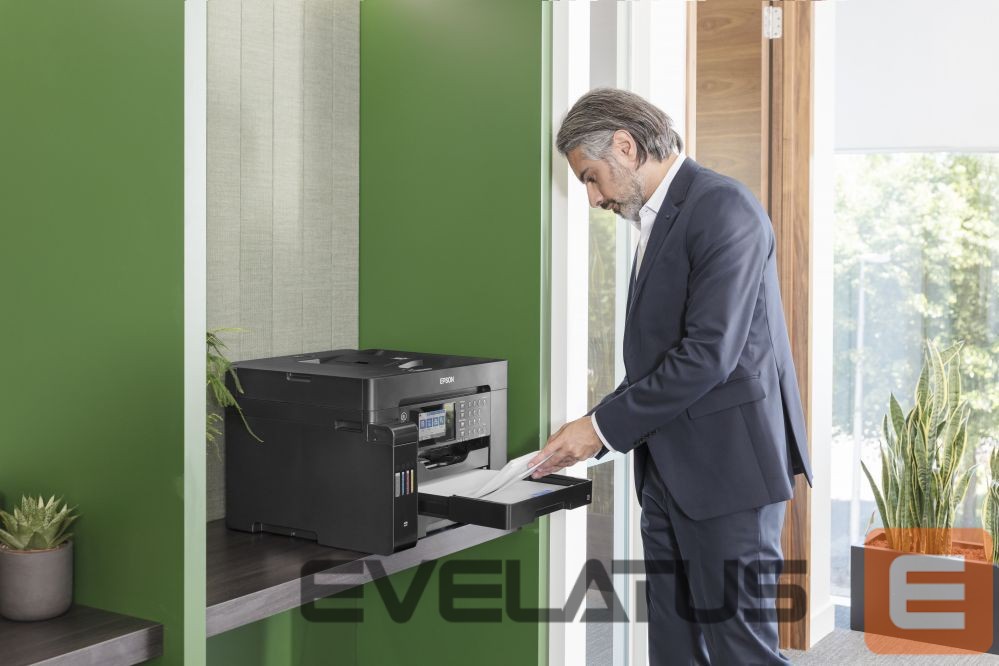 Spausdintuvai EPSON EcoTank L15160 Colour, Inkjet, Multicunctional Printer, A3+, Wi-Fi, Black