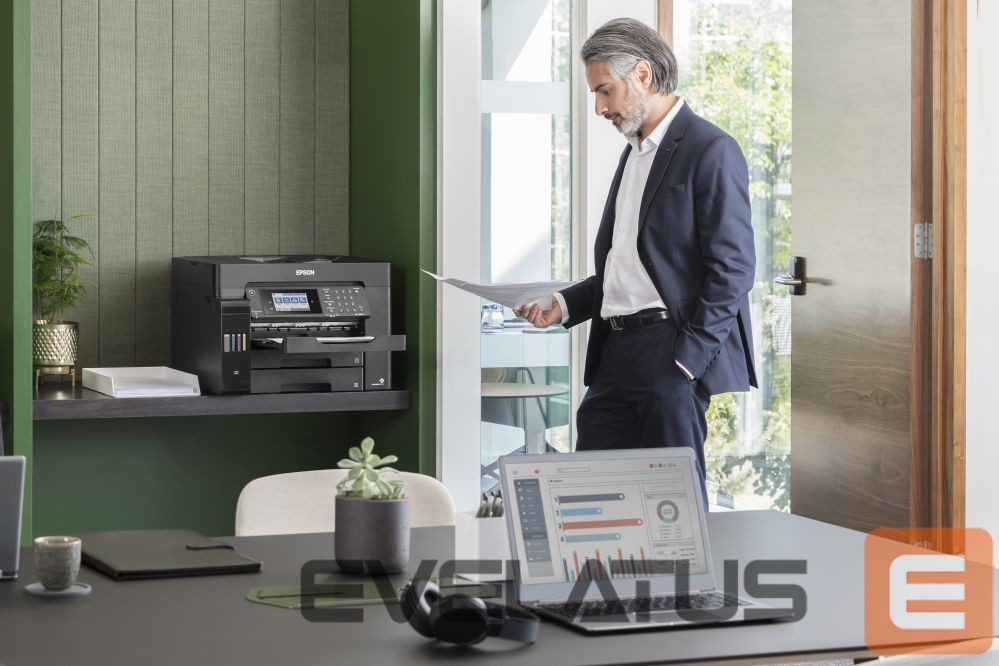Spausdintuvai EPSON EcoTank L15160 Colour, Inkjet, Multicunctional Printer, A3+, Wi-Fi, Black
