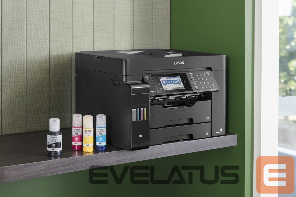 Spausdintuvai EPSON EcoTank L15160 Colour, Inkjet, Multicunctional Printer, A3+, Wi-Fi, Black