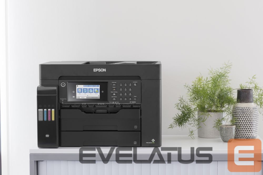 Spausdintuvai EPSON EcoTank L15160 Colour, Inkjet, Multicunctional Printer, A3+, Wi-Fi, Black