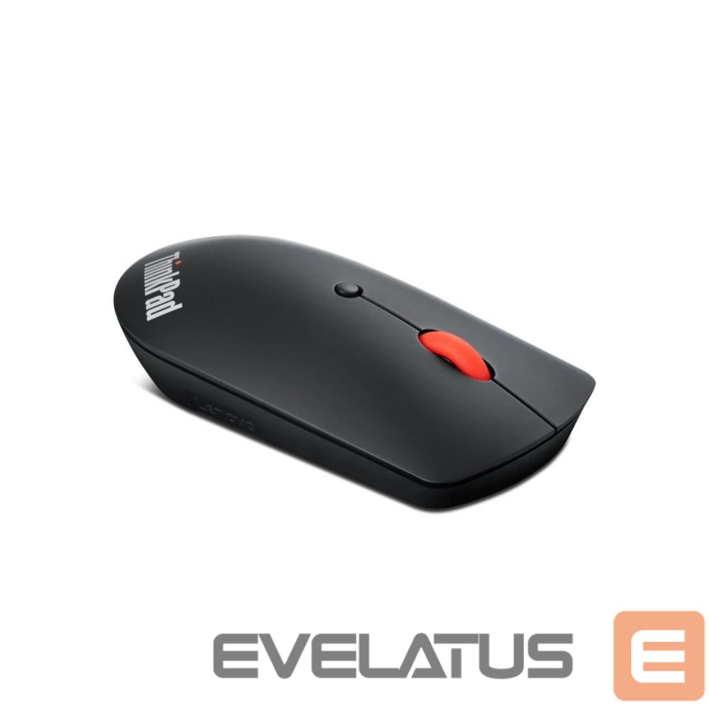 Kompiuterio pelė Lenovo ThinkPad Bluetooth Silent Mouse Black, Bluetooth 5.0