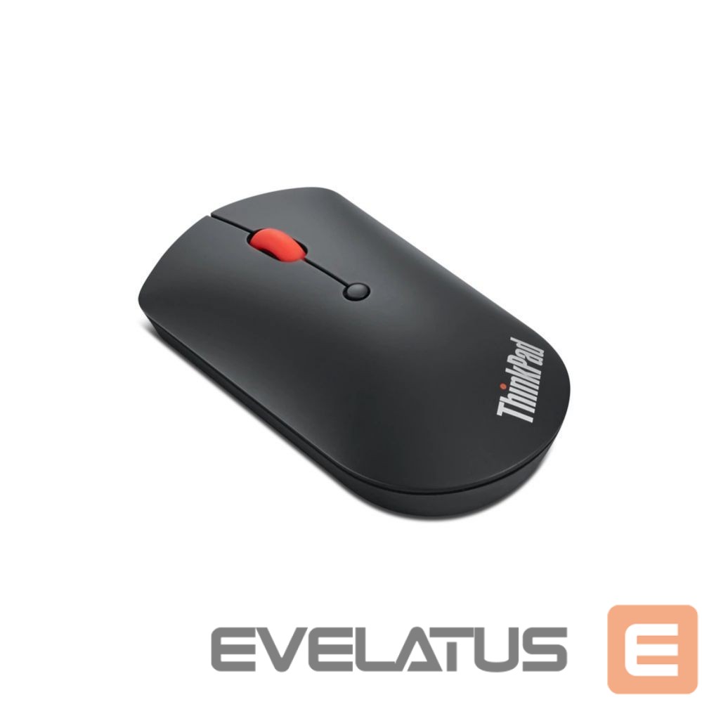 Kompiuterio pelė Lenovo ThinkPad Bluetooth Silent Mouse Black, Bluetooth 5.0