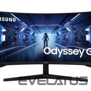 Monitoriai Samsung  Curved Monitor  LC34G55TWWPXEN 34 ", VA, UWQHD, 3440 x 1440, 21:9, 1 ms, 250 cd/m², Black, 165 Hz, HDMI ports quantity 1 