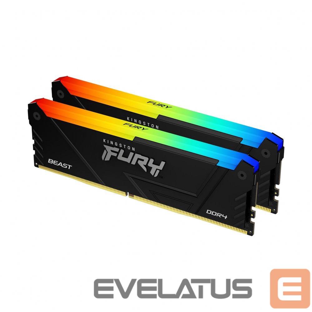 DDR4 atmintis Kingston Fury Beast 16GB DDR4-3200 CL16 288-Pin DIMM Kit