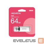 USB atmintinė ADATA  C906 64GB USB Flash Drive, White 