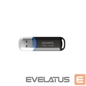 USB atmintinė ADATA  C906 64GB USB Flash Drive, Black 