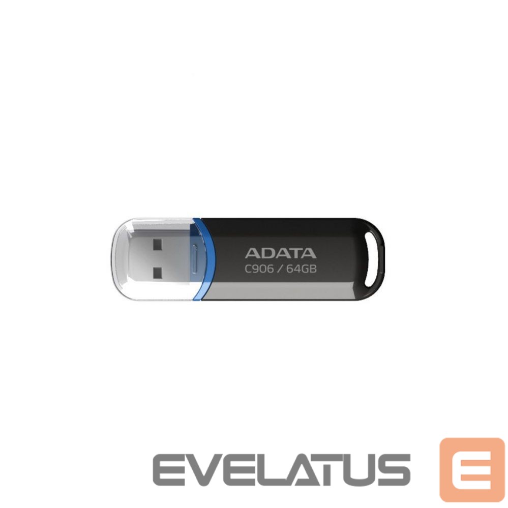 USB atmintinė ADATA C906 64GB USB Flash Drive, Black