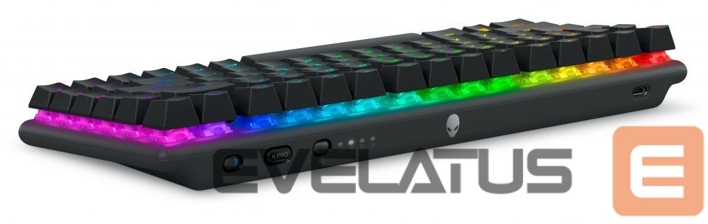 Kompiuterio klaviatūra Dell 545-BBFQ Alienware Pro Gaming Keyboard Wireless US Alienware Linear Mechanical Dark Side of the Moon Bluetooth
