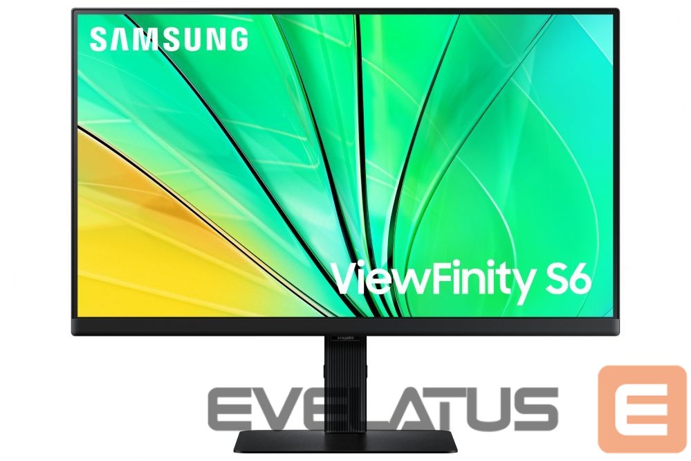 Monitoriai Samsung LS24D600EAUXEN 24" IPS ViewFinity S6 S60D QHD Monitor 2560x1440/16:9/350cd/m2/5ms HDMI, USB, DP