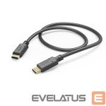 Kabelis Hama  Hama 00201591 Charging Cable, USB-C - USB-C 1.5m black 